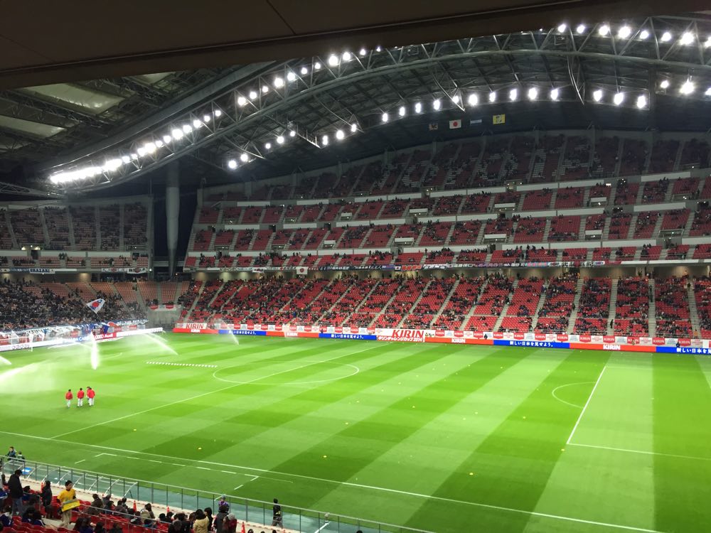 日本対ホンジュラス 初めてのサッカー日本代表観戦 初めてのサッカー専用スタジアム Laiyer Note